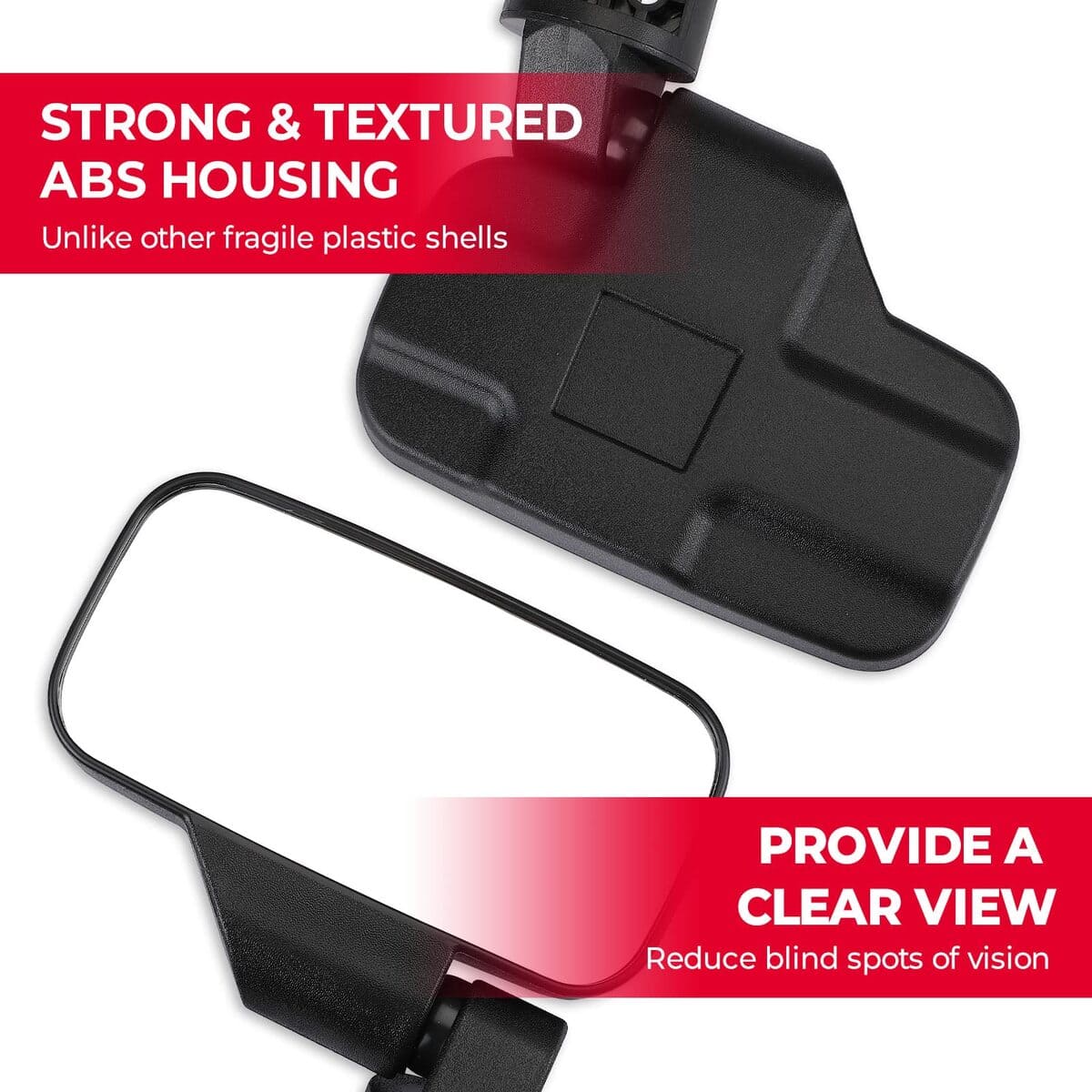 Kemimoto Adjustable Side Mirrors with Bypass