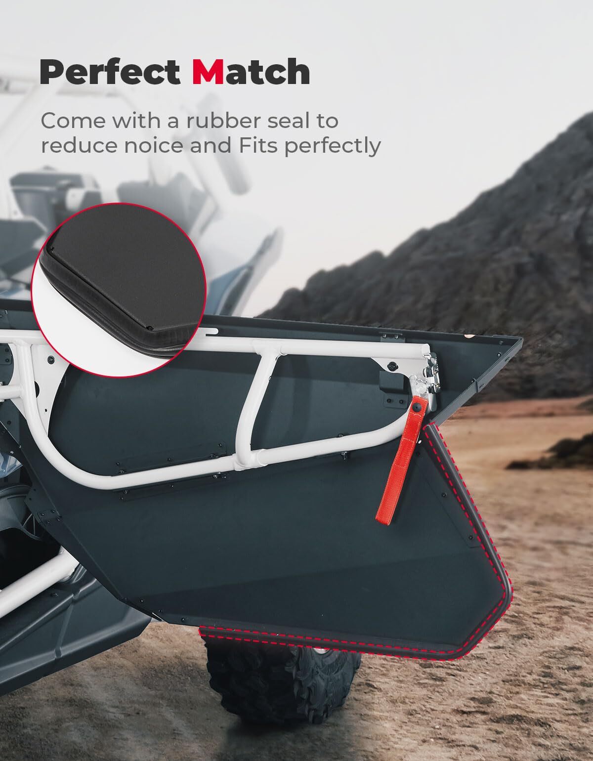 Kemimoto Can-Am Maverick X3 and X3 Max Set of Aluminum Front Full Doors