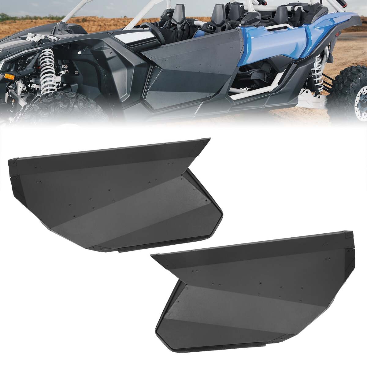 Kemimoto Can-Am Maverick X3 and X3 Max Set of Aluminum Front Full Doors