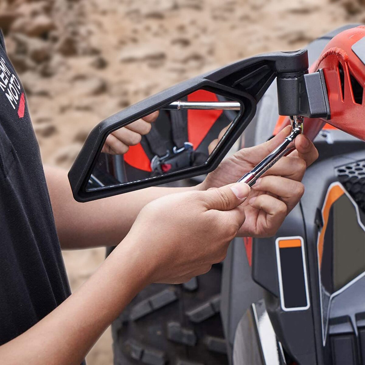 Kemimoto Can-Am Maverick X3 Extended Fender Flares & Side Mirrors
