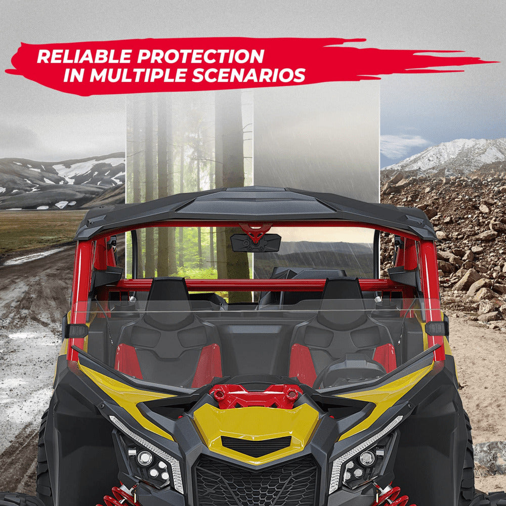 Kemimoto Can-Am Maverick X3 Front Half Windshield