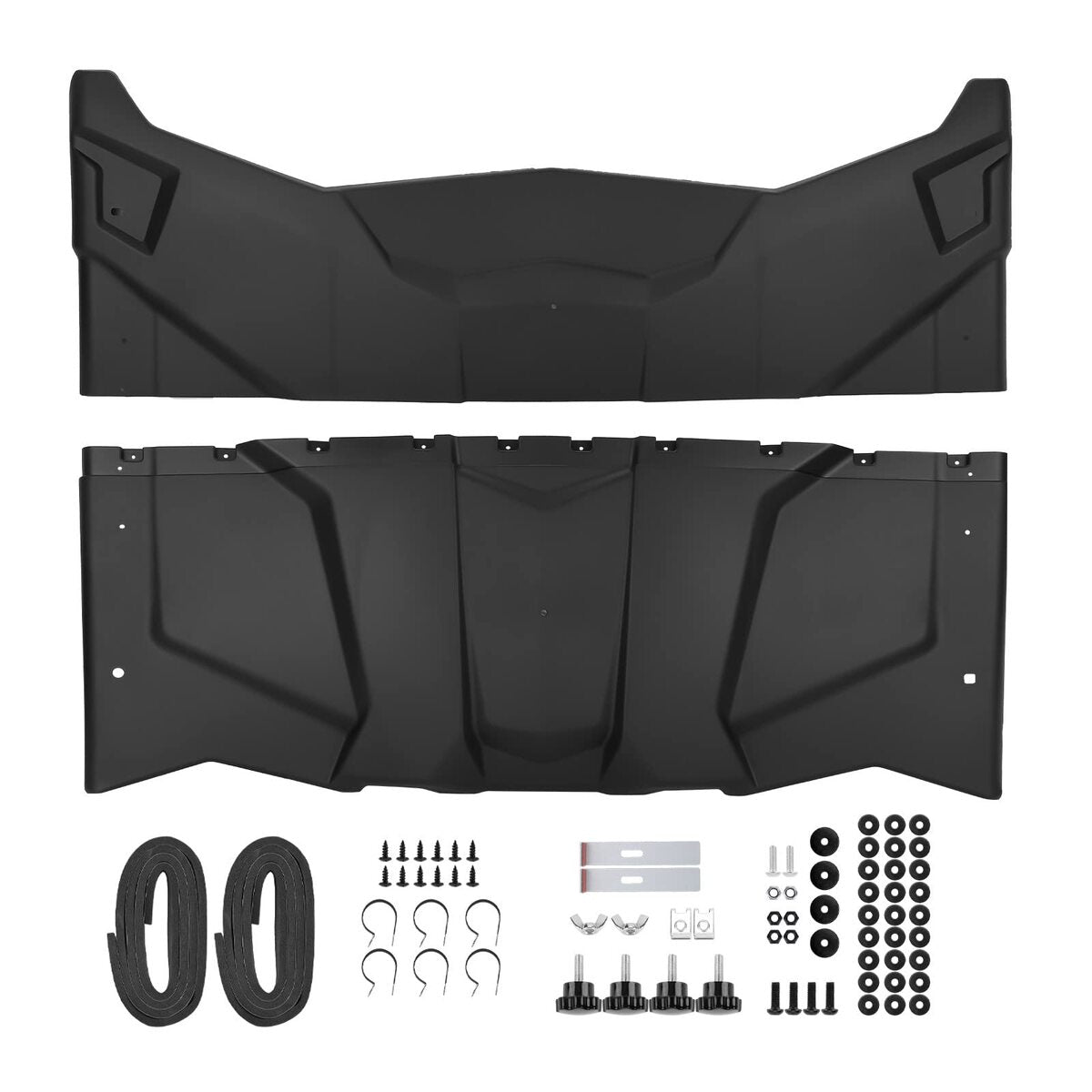 Kemimoto Can-Am Maverick X3 Front Lower Door Inserts & Plastic Roof