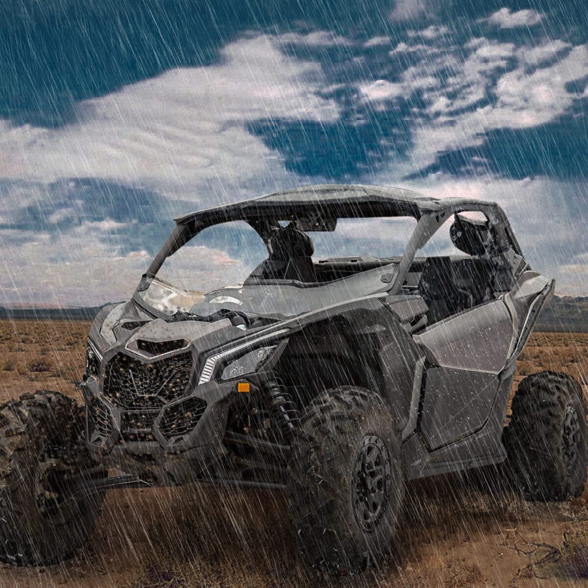 Kemimoto Can-Am Maverick X3 Front Lower Door Inserts & Plastic Roof