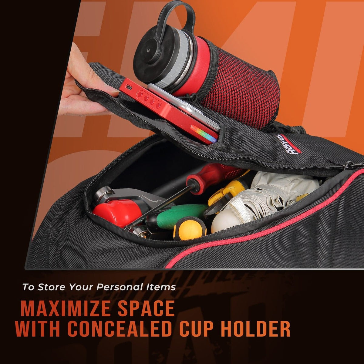 Kemimoto Can-Am Maverick X3 Heavy Duty Belt & Center Storage Bag