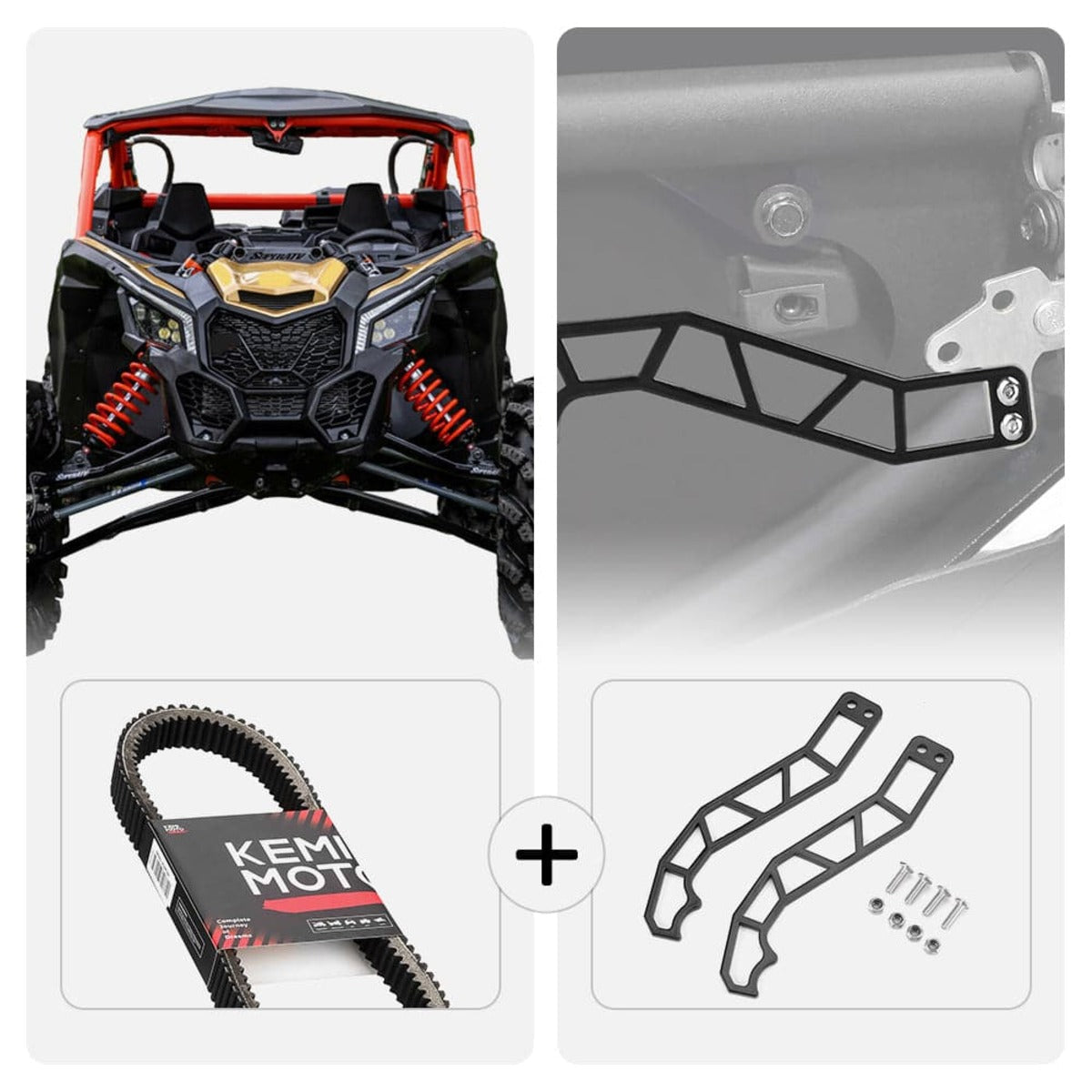 Kemimoto Can-Am Maverick X3 Heavy Duty Belts & Door Handle