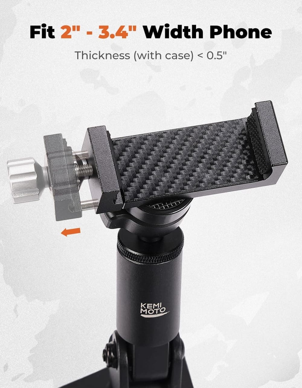 Kemimoto Can-Am Maverick X3/Max 360° Adjustable CNC Phone Mount