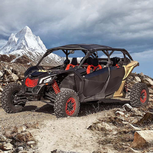 Kemimoto Can-Am Maverick X3 Max 4 Pcs Lower Doors Panels with Metal Frame