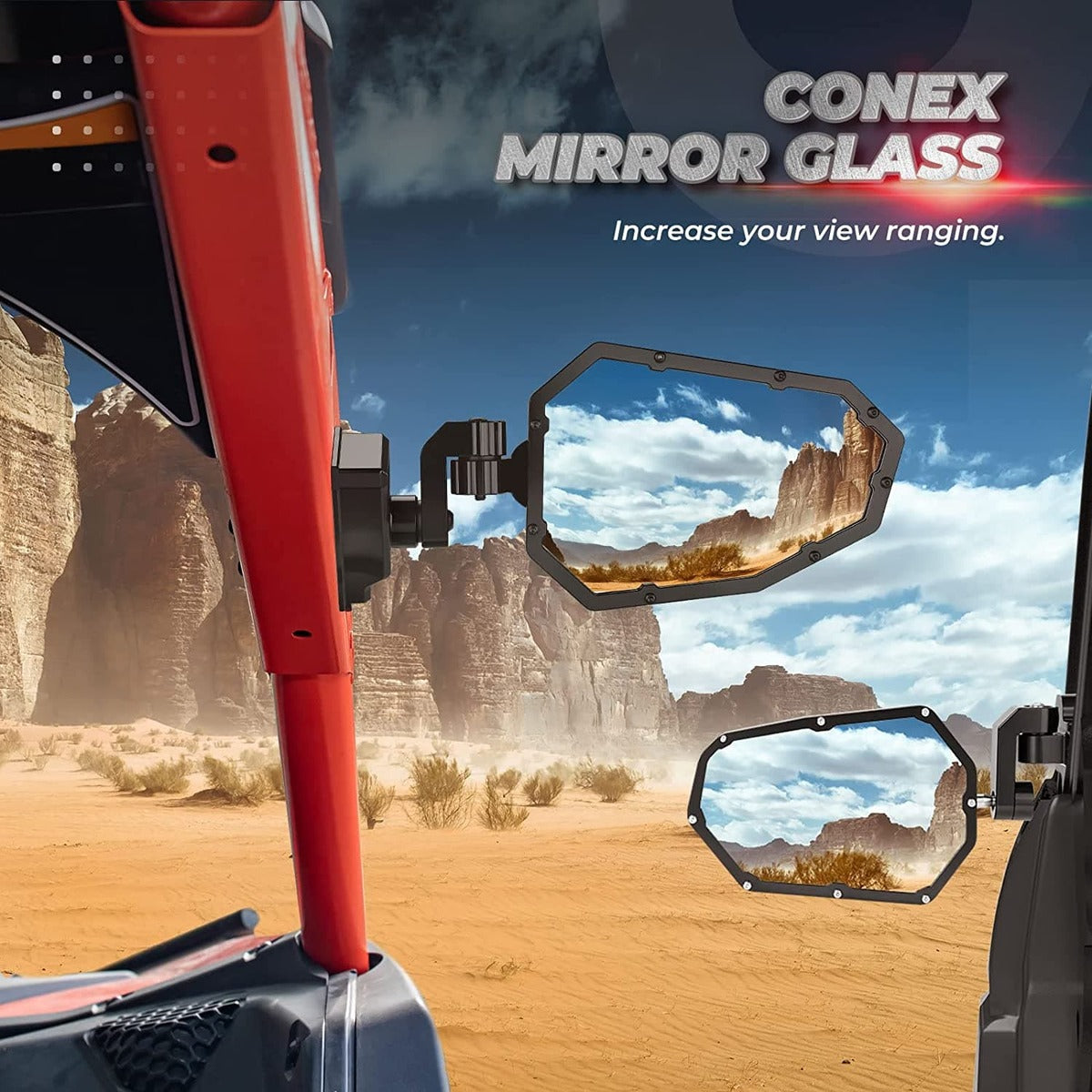 Kemimoto Can-Am Maverick X3/Max Aluminum Side Mirrors