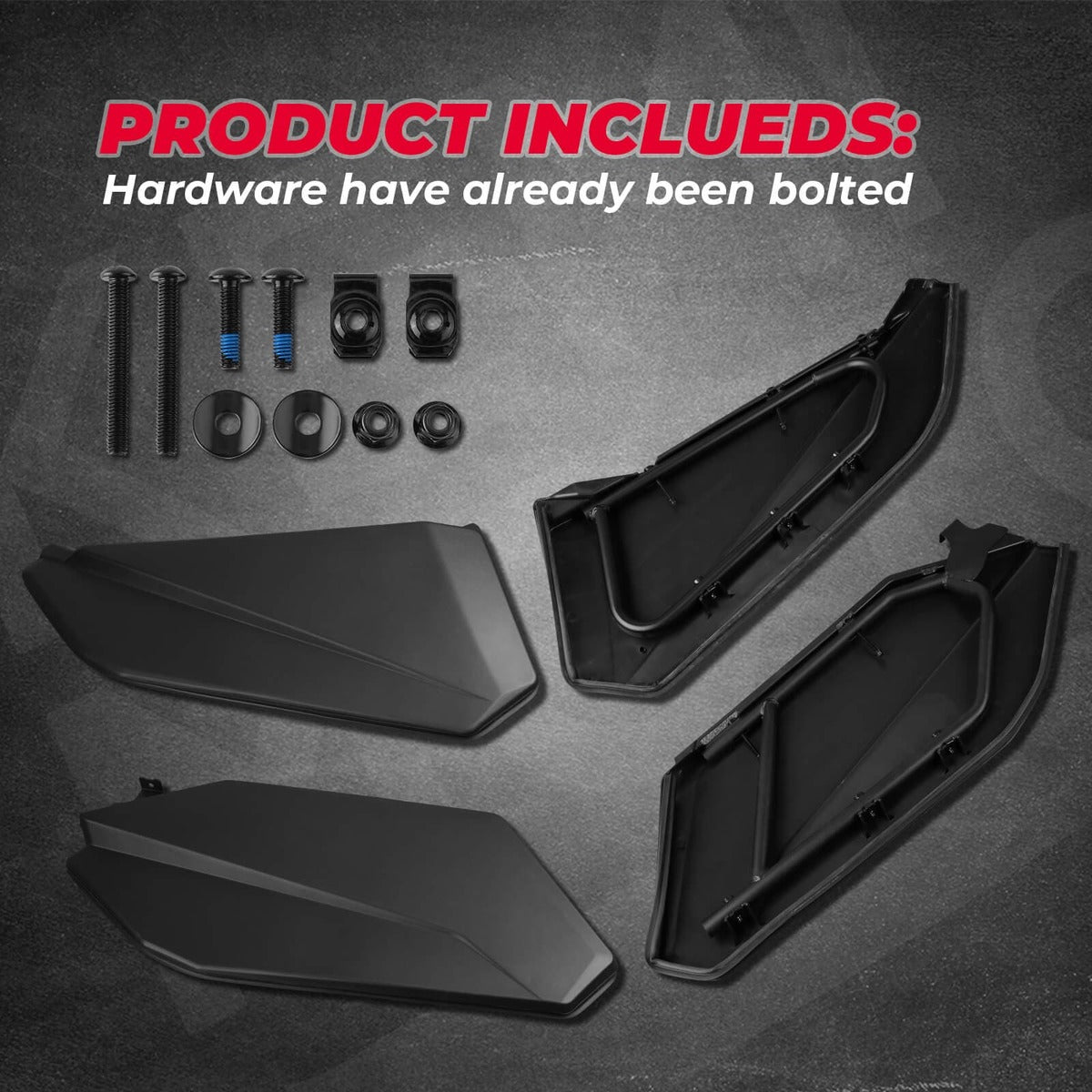 Kemimoto Can-Am Maverick X3 Max Door Panel & Mud Fender Flares