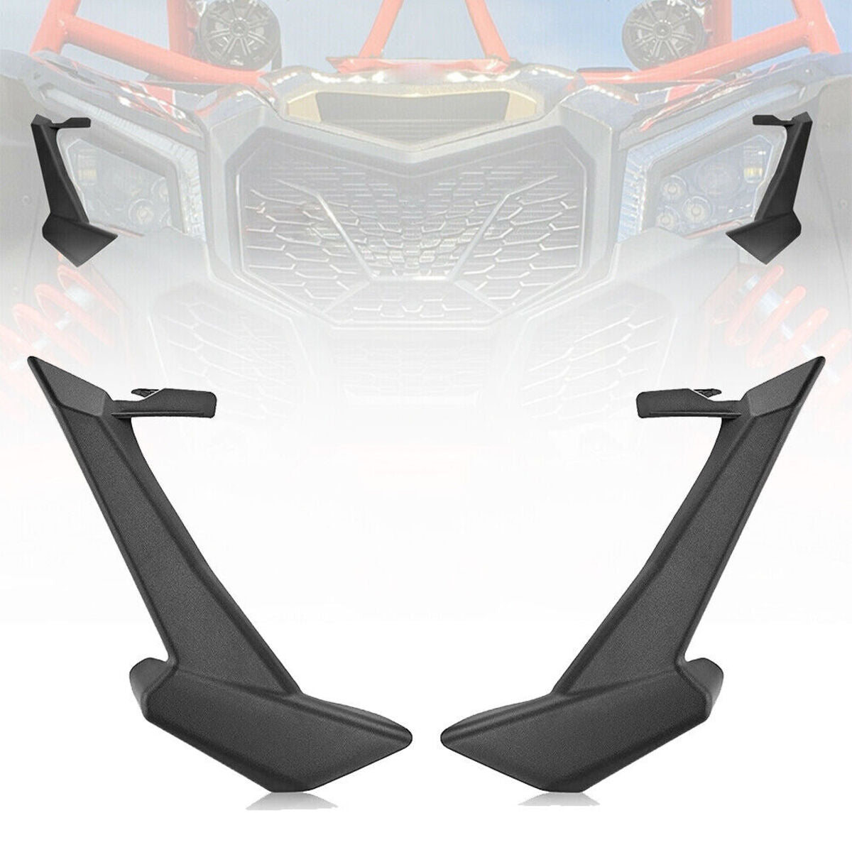 Kemimoto Can-Am Maverick X3/Max Left & Right Front Headlight Cover Trim