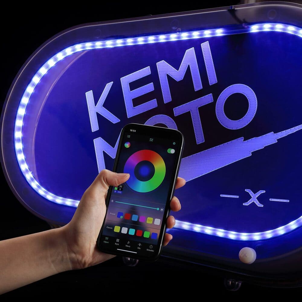 Kemimoto Can-Am Maverick X3/Max Outer Clutch Cover with RGB LED Strip Lights