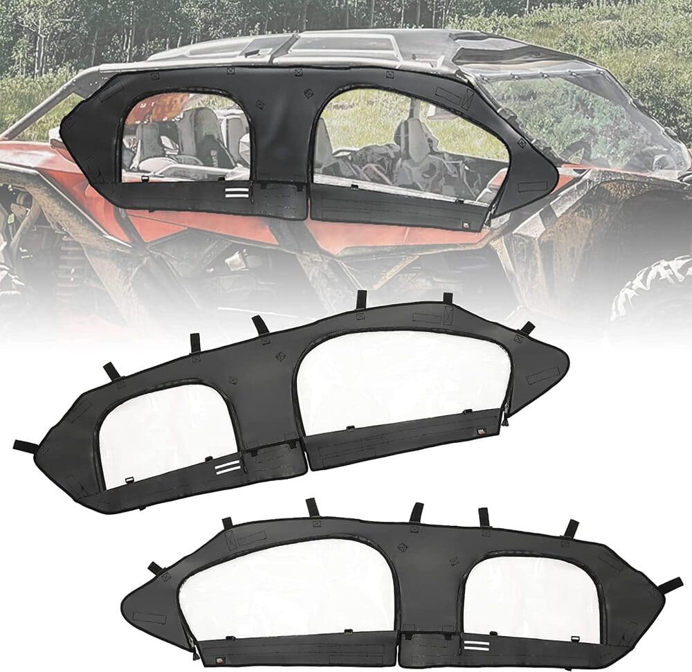 Kemimoto Can-Am Maverick X3 Max Soft Cab Enclosure Upper Doors