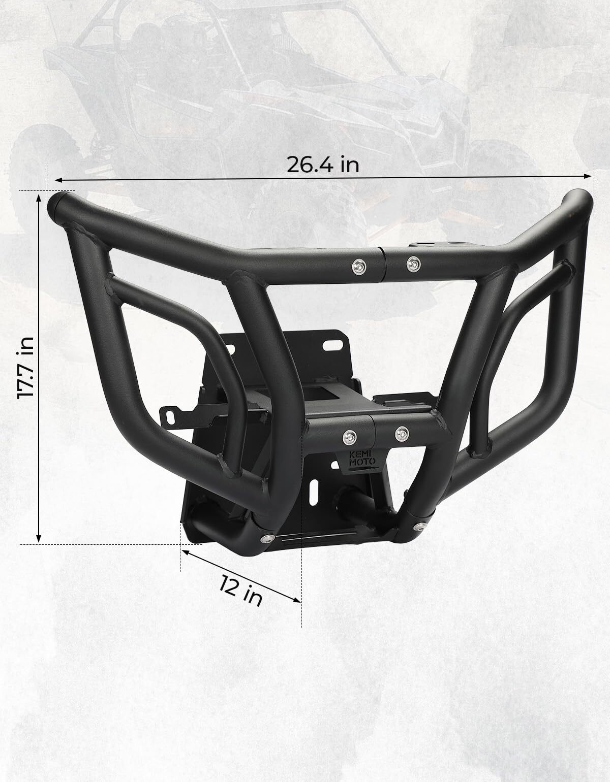 Kemimoto Can-Am Maverick X3 / MAX Spotlight Ready Front Bumper