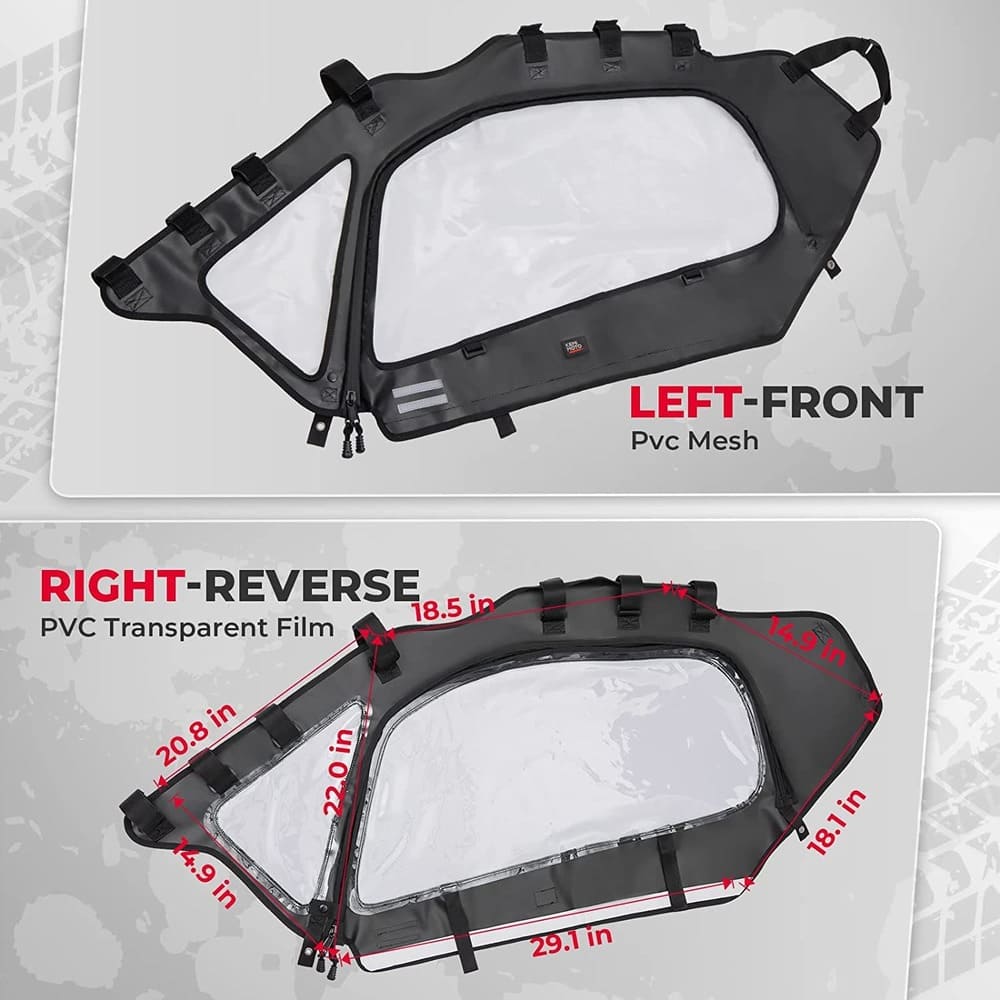 Kemimoto Can-Am Maverick X3 Soft Cab Enclosures Upper Windows