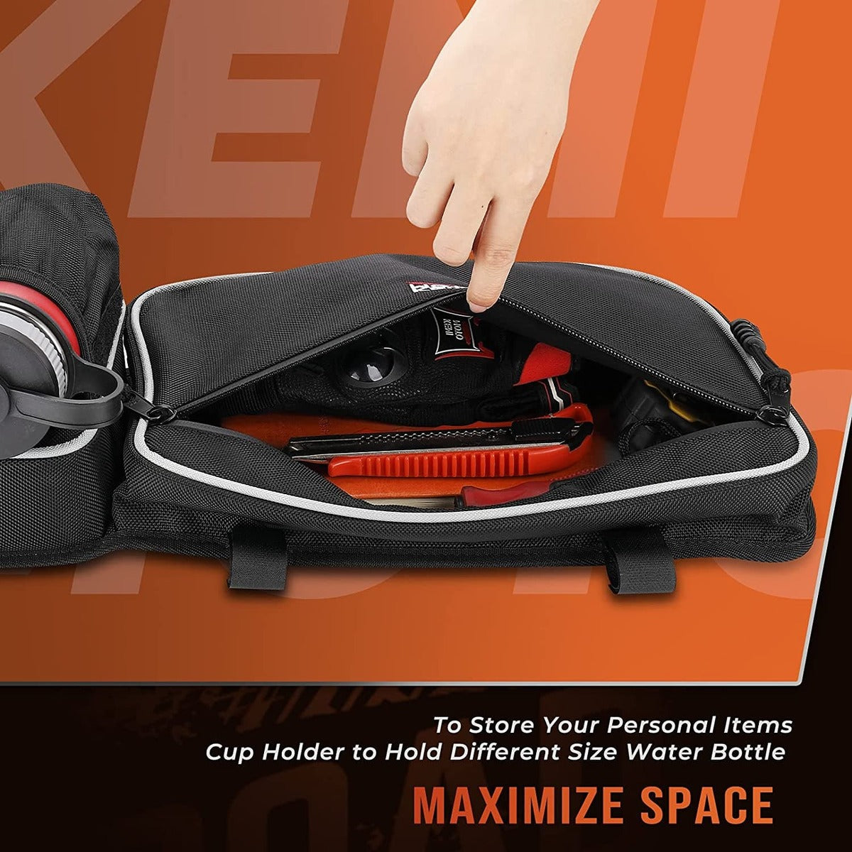 Kemimoto Can-Am Maverick X3 / X3 Max Fender Flares & Side mirrors & Door Bags