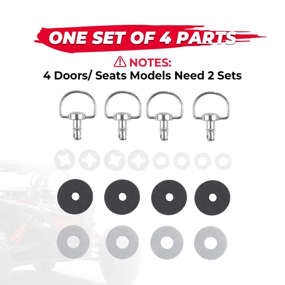 Kemimoto Can-Am Maverick X3/X3 Max Roof Pins Quick Release Bolts
