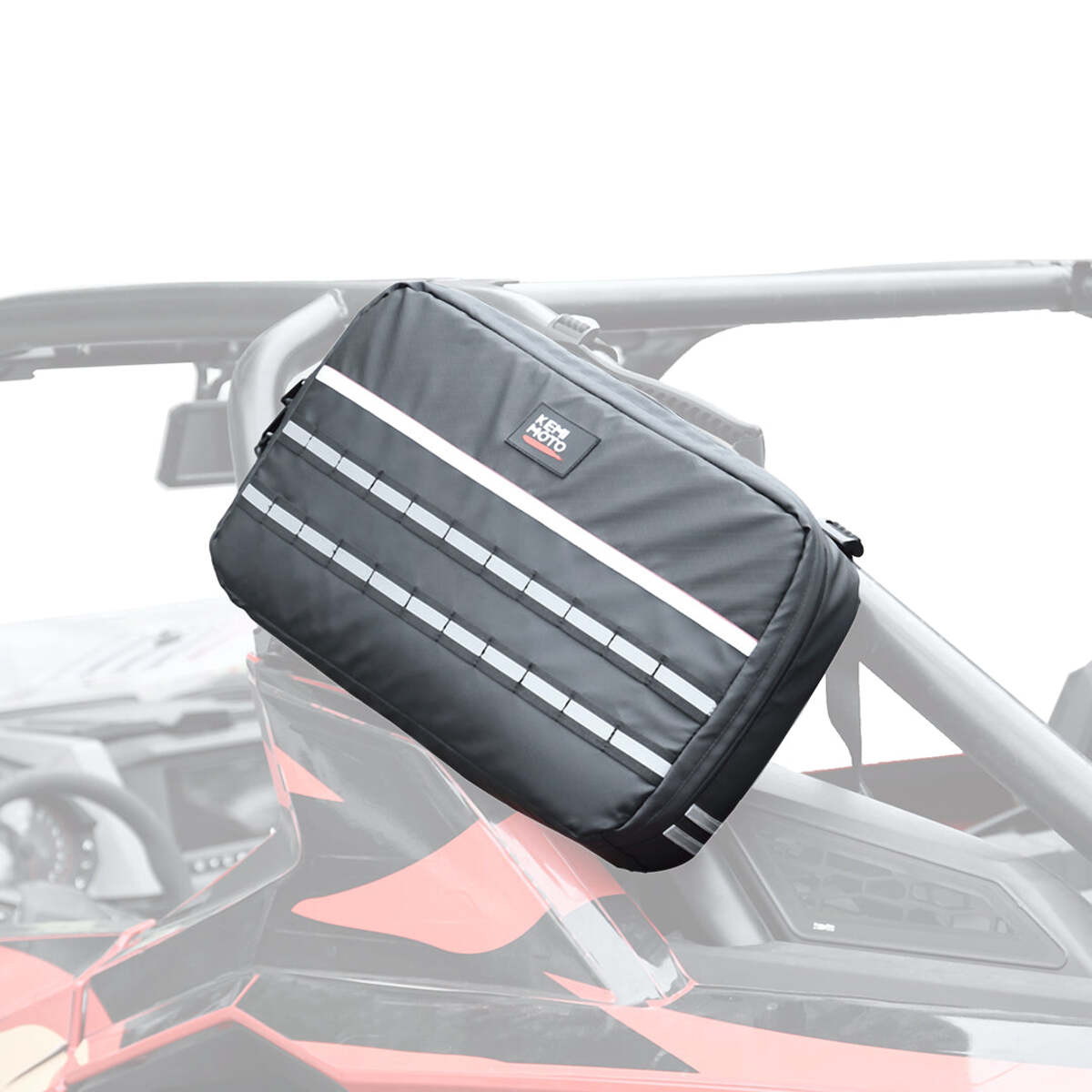 Kemimoto UTV/ATV Drive Belt Storage Bag with Tool Roll
