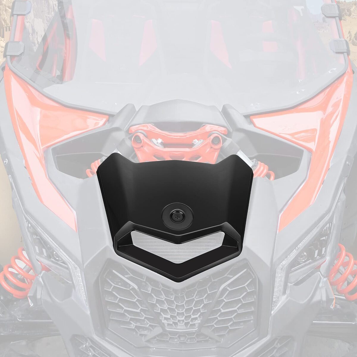 Kemimoto Can-Am X3 Max Black Facia Cover Hood Scoop