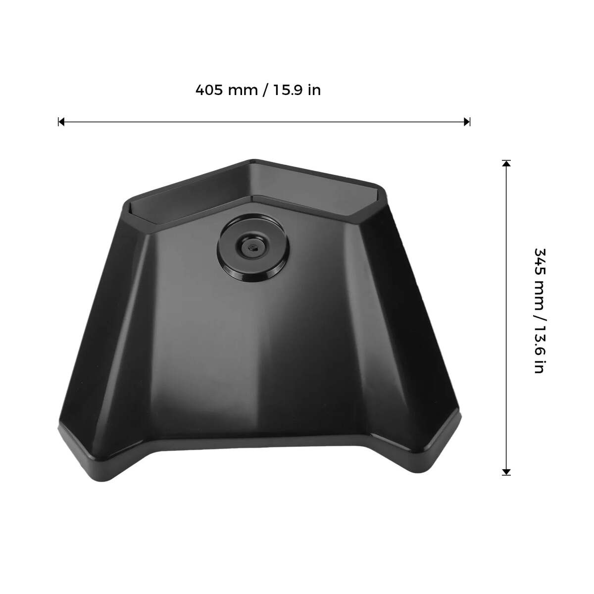 Kemimoto Can-Am X3 Max Black Facia Cover Hood Scoop