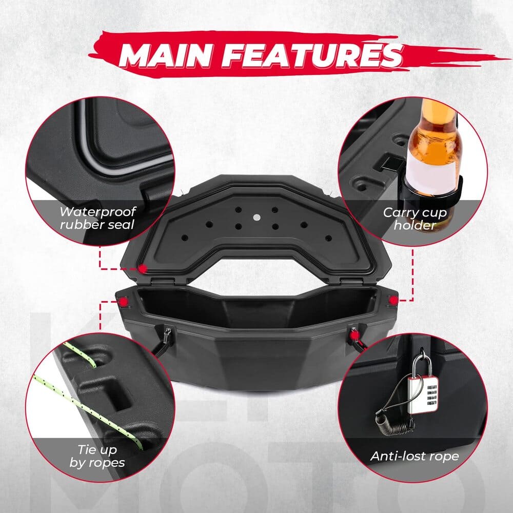 Kemimoto Can-am X3/Max /Commander /Outlander 30L Rear Storage Box