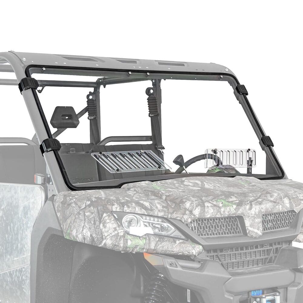 Kemimoto CF Moto UForce 1000 Airflow Sliding Vented Front Windshield