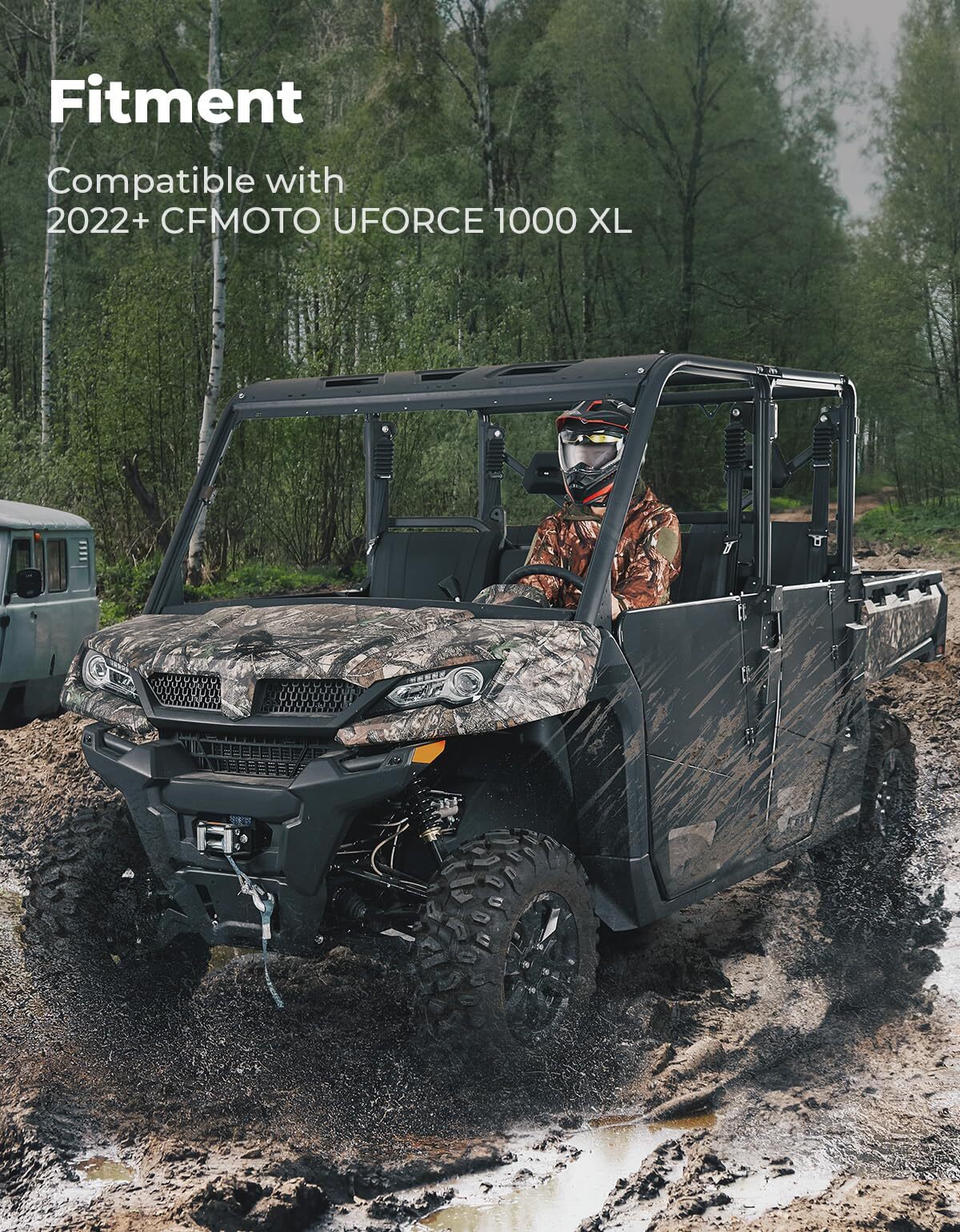 Kemimoto CF Moto UForce 1000XL Aluminum 4pcs Half Doors