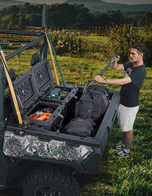 Kemimoto CF Moto UForce 110L/29Gal UTV Bed Storage Box