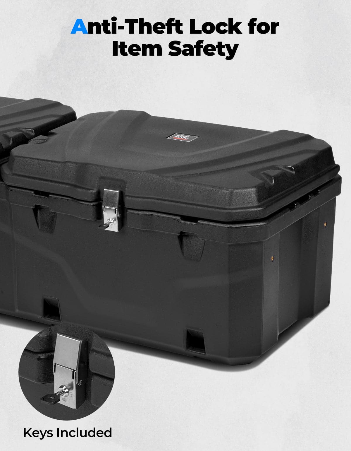 Kemimoto CF Moto UForce 110L/29Gal UTV Bed Storage Box