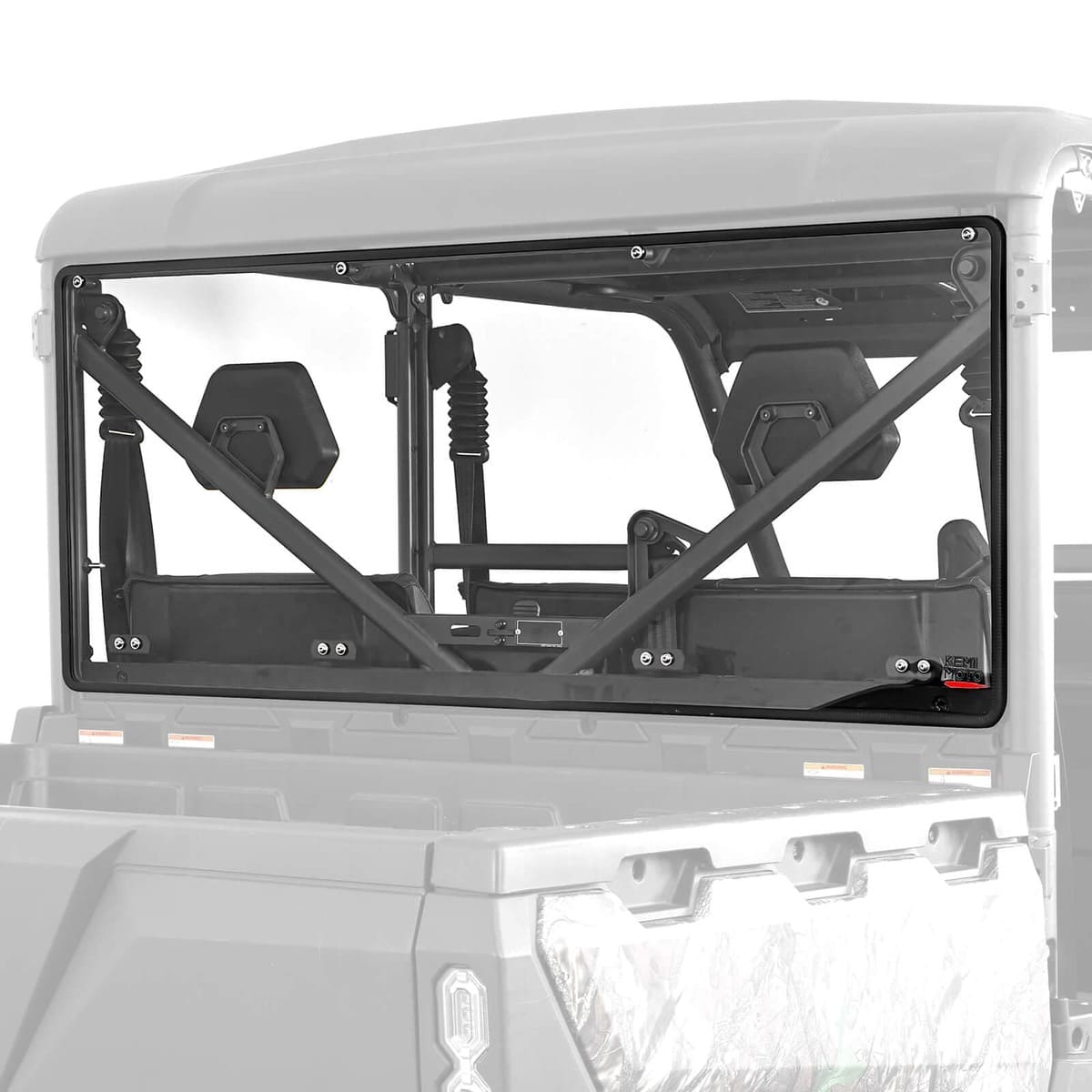Kemimoto CF Moto UForce Clear Rear Windshield 2-Sided Hard Coated