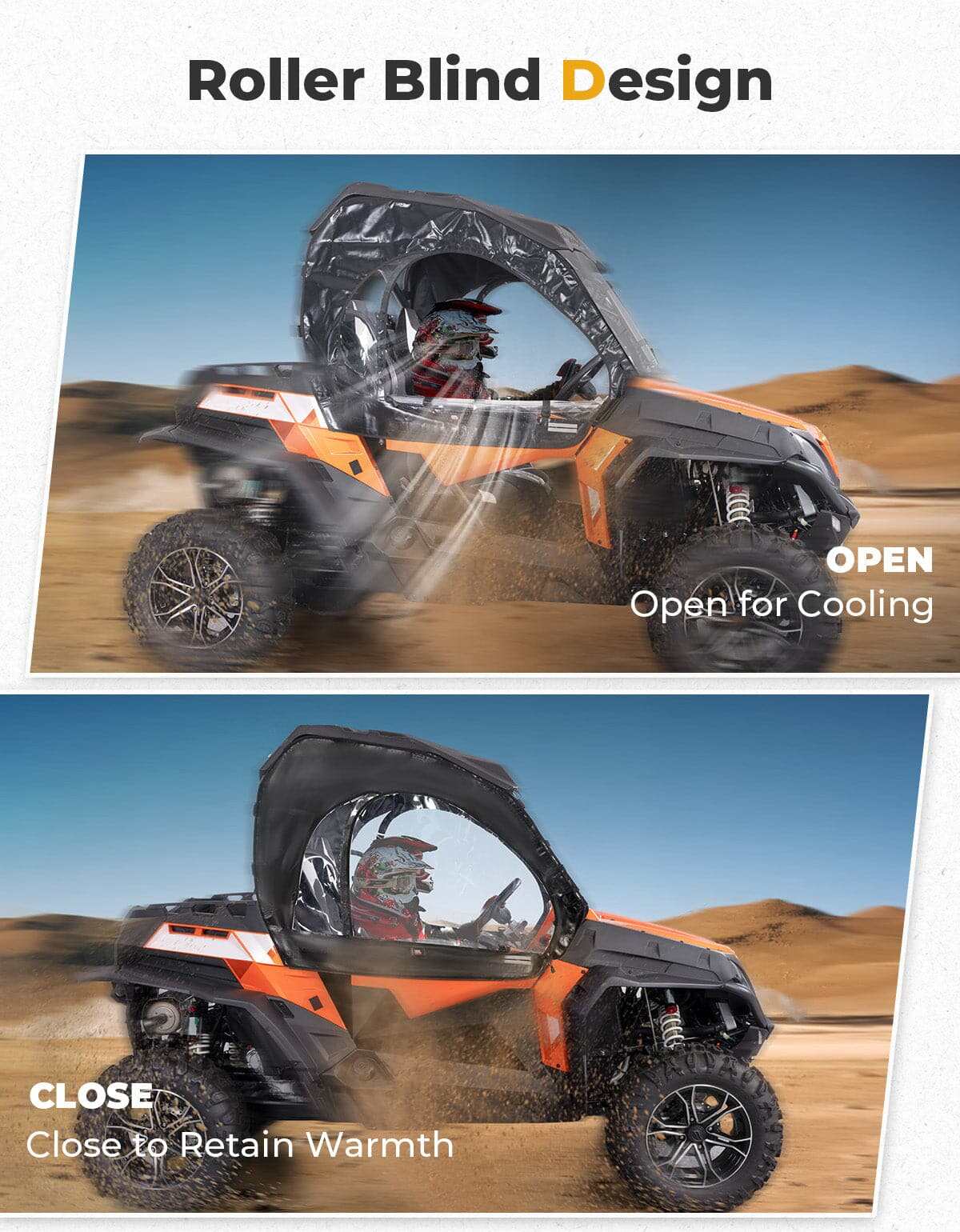 Kemimoto CF Moto ZForce Soft Cab Enclosures
