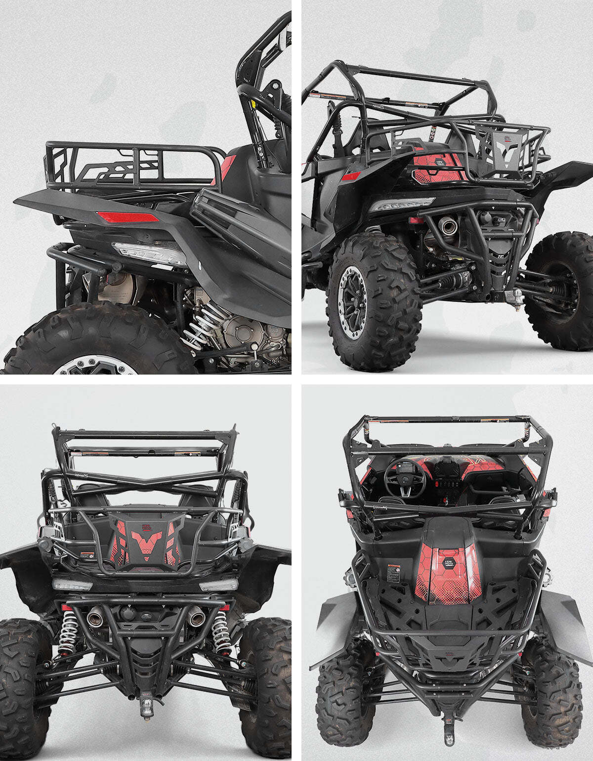 Kemimoto CF Moto ZForce 950 Bed Enclosure Rear Tailgate