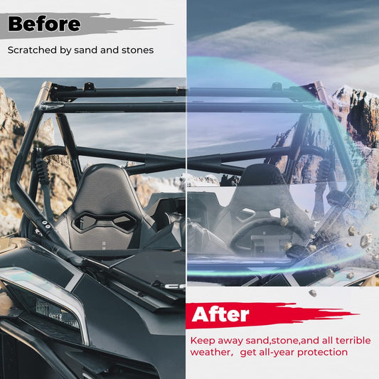 Kemimoto CF Moto ZForce 950 Front Half Windshield