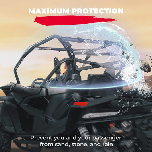 Kemimoto CF Moto ZForce 950 Rear Windshield Scratch Resistant