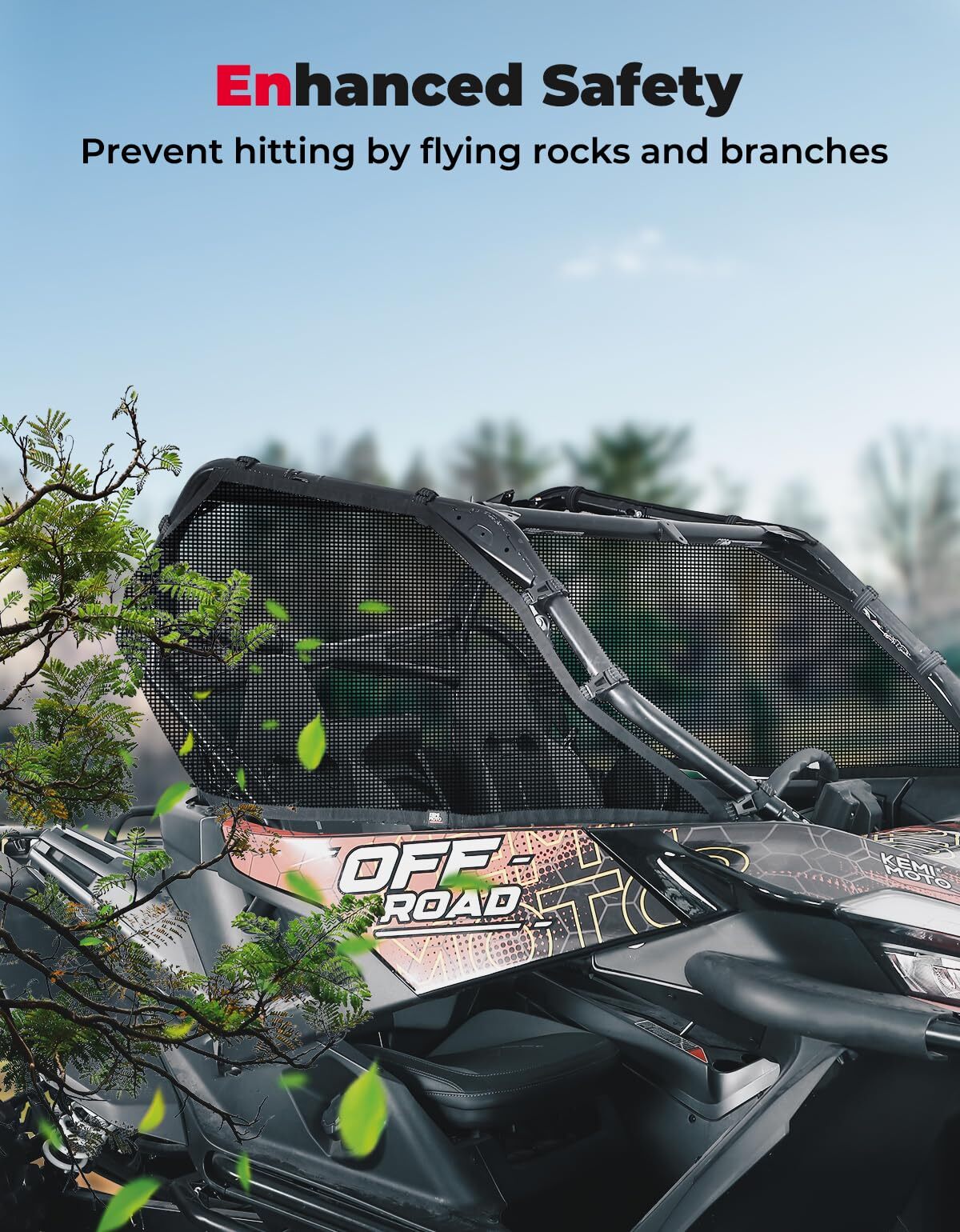 Kemimoto CF Moto ZForce 950 Upgraded Window Nets