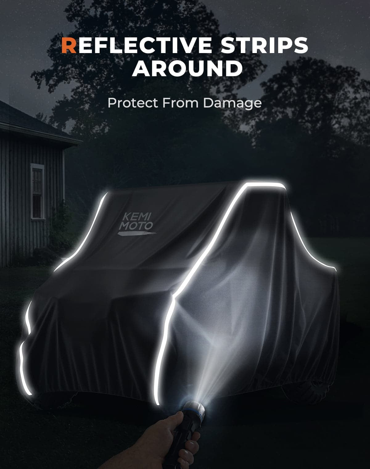 Kemimoto 420D oxford fabric 2-3 Seaters UTV Cover