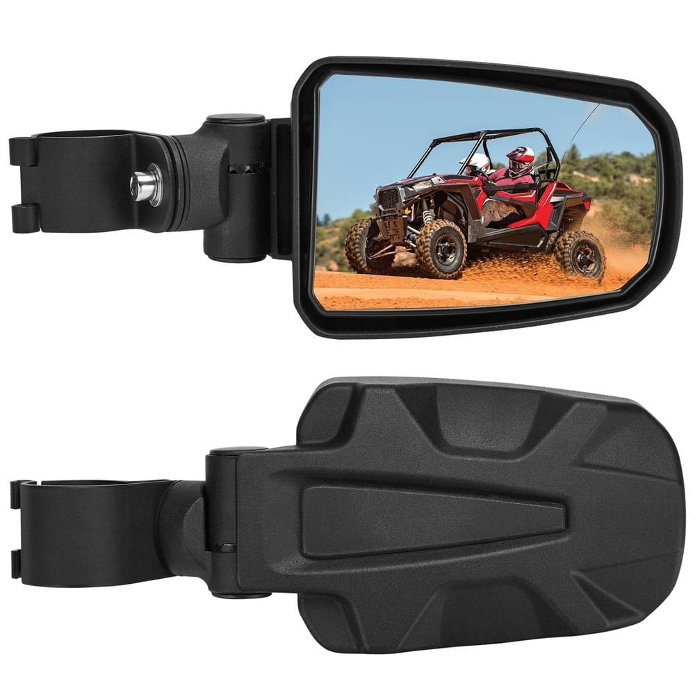 Kemimoto Honda Adjustable Side View Convex Mirror 1.75" Roll Cage
