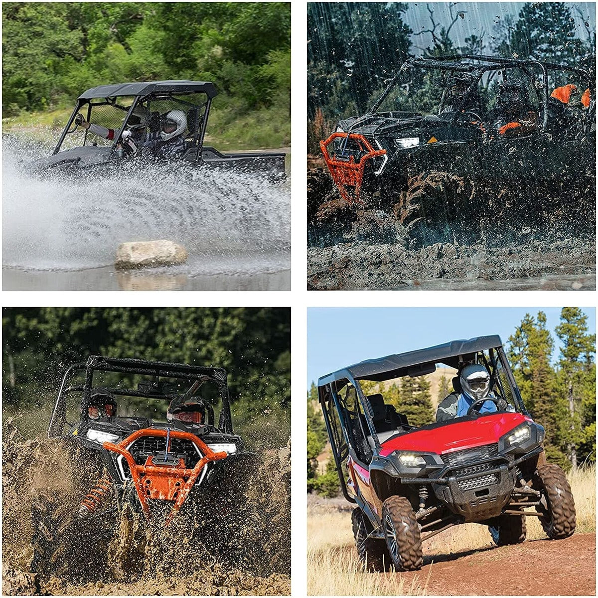 Kemimoto Honda Pioneer 1000-5 Fabric Rear Panel w/Open Window