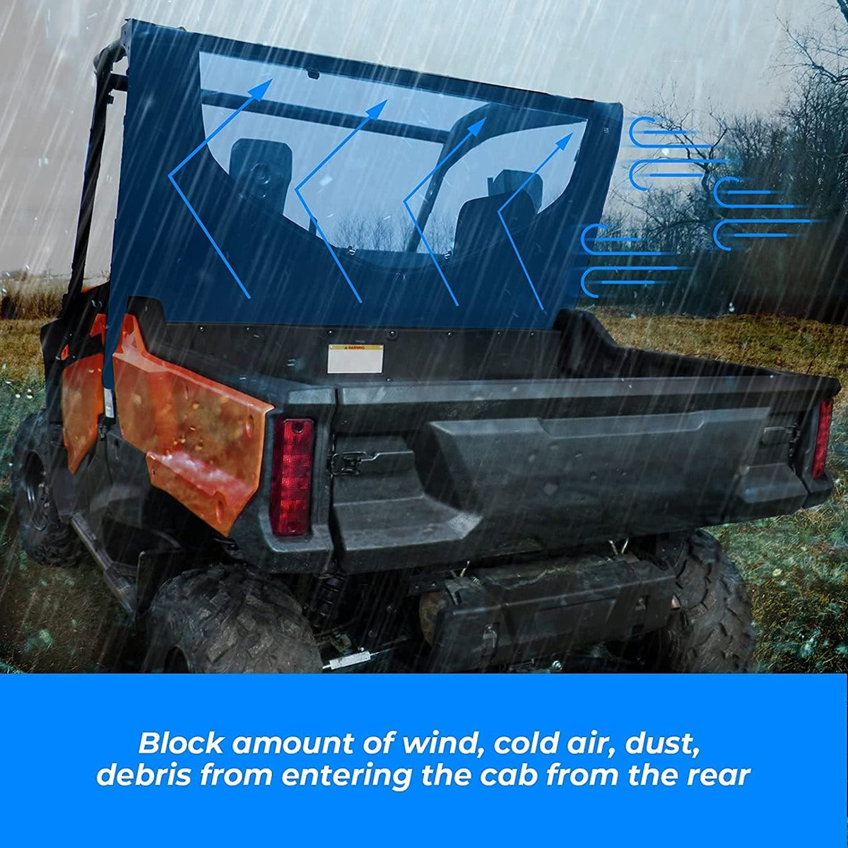 Kemimoto Honda Pioneer 1000-5 Fabric Rear Panel w/Open Window
