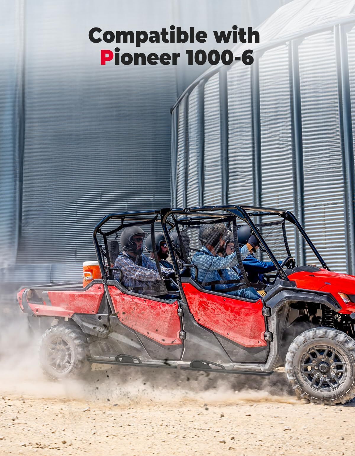 Kemimoto Honda Pioneer 1000-6 4 Pcs Nerf Bars