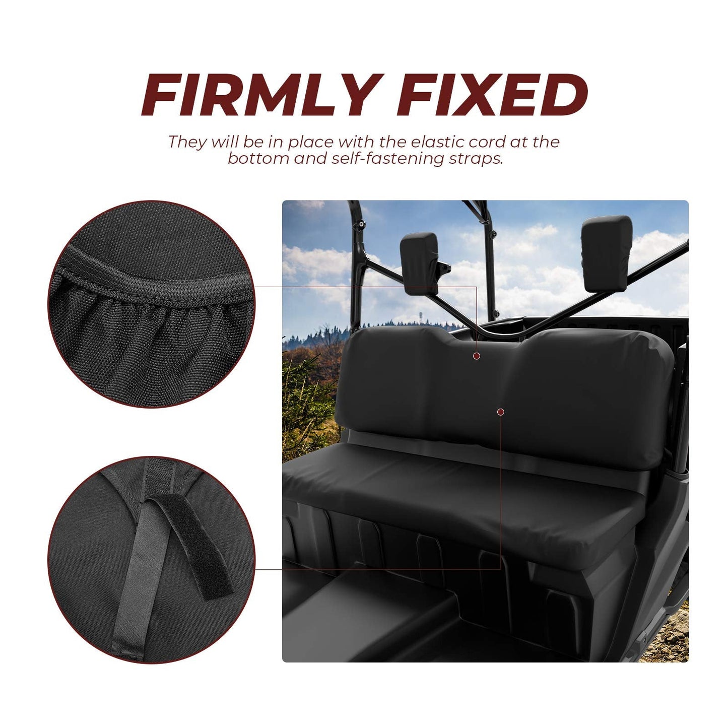 Kemimoto Honda Pioneer 1000 Front Seat Cover