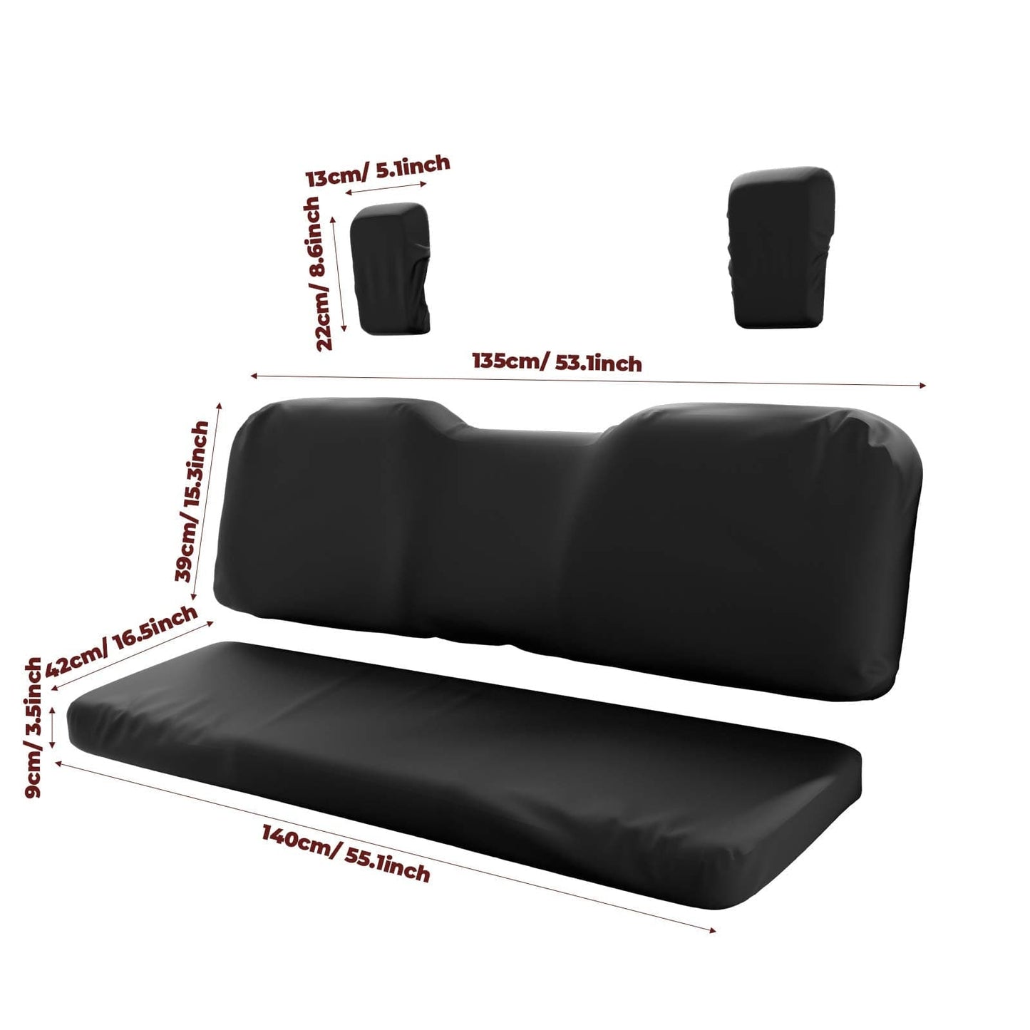 Kemimoto Honda Pioneer 1000 Front Seat Cover