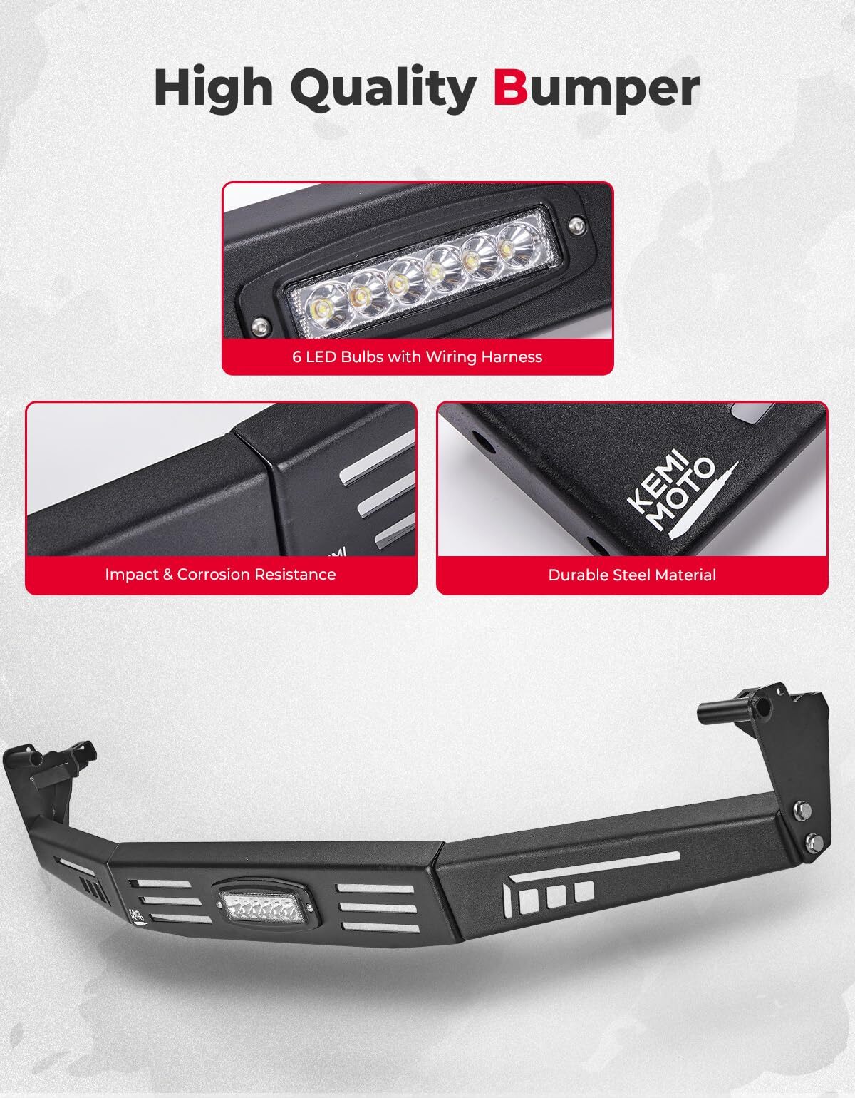 Kemimoto Honda Pioneer 1000 Rear Bumper