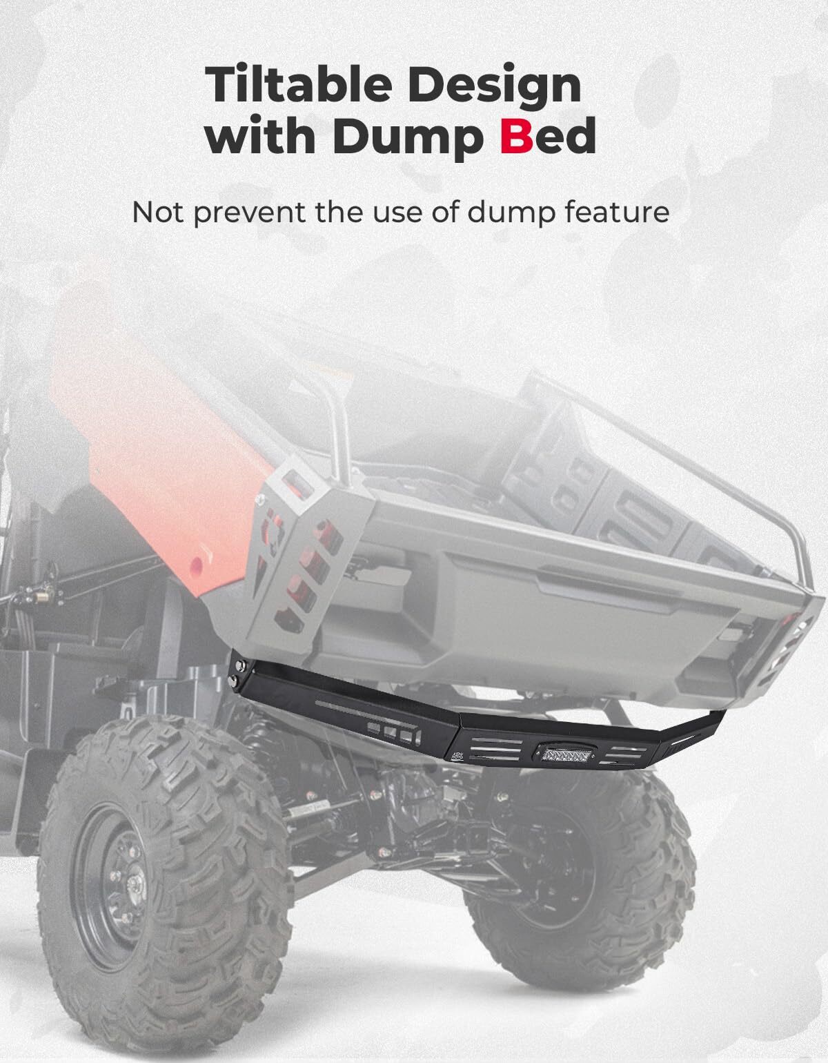 Kemimoto Honda Pioneer 1000 Rear Bumper