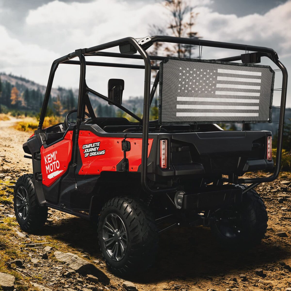 Kemimoto Honda Pioneer Soft Rear Window Net