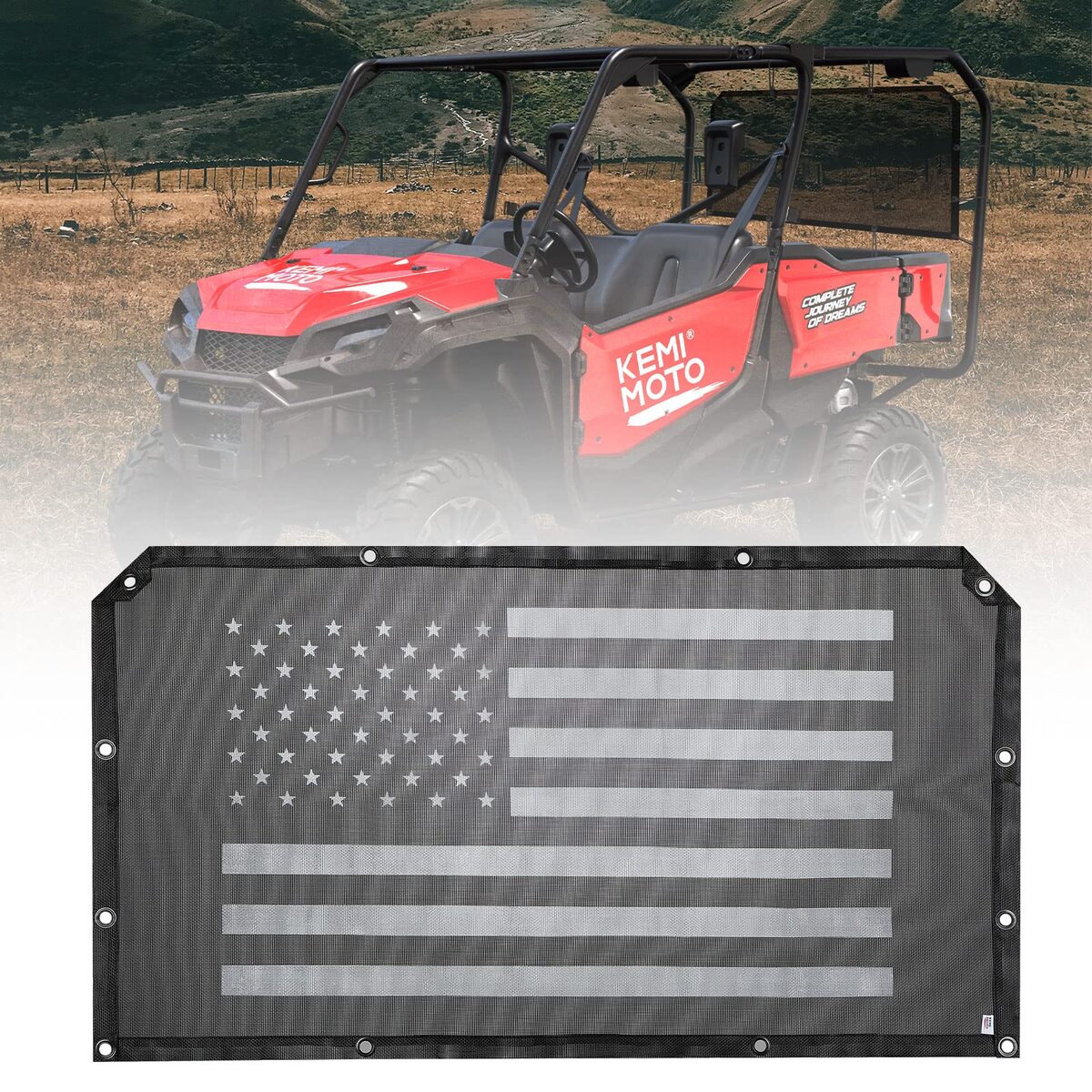 Kemimoto Honda Pioneer Soft Rear Window Net