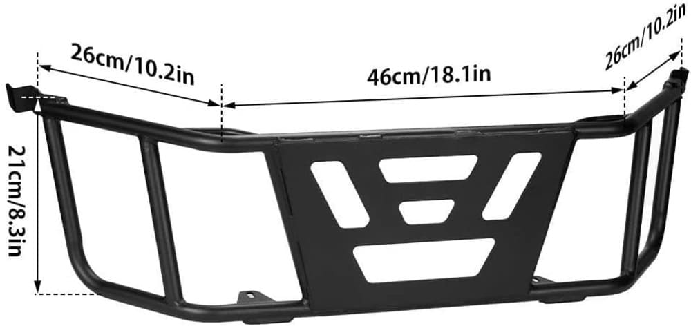 Kemimoto Honda Talon Tailgate Extender Rear Bumper