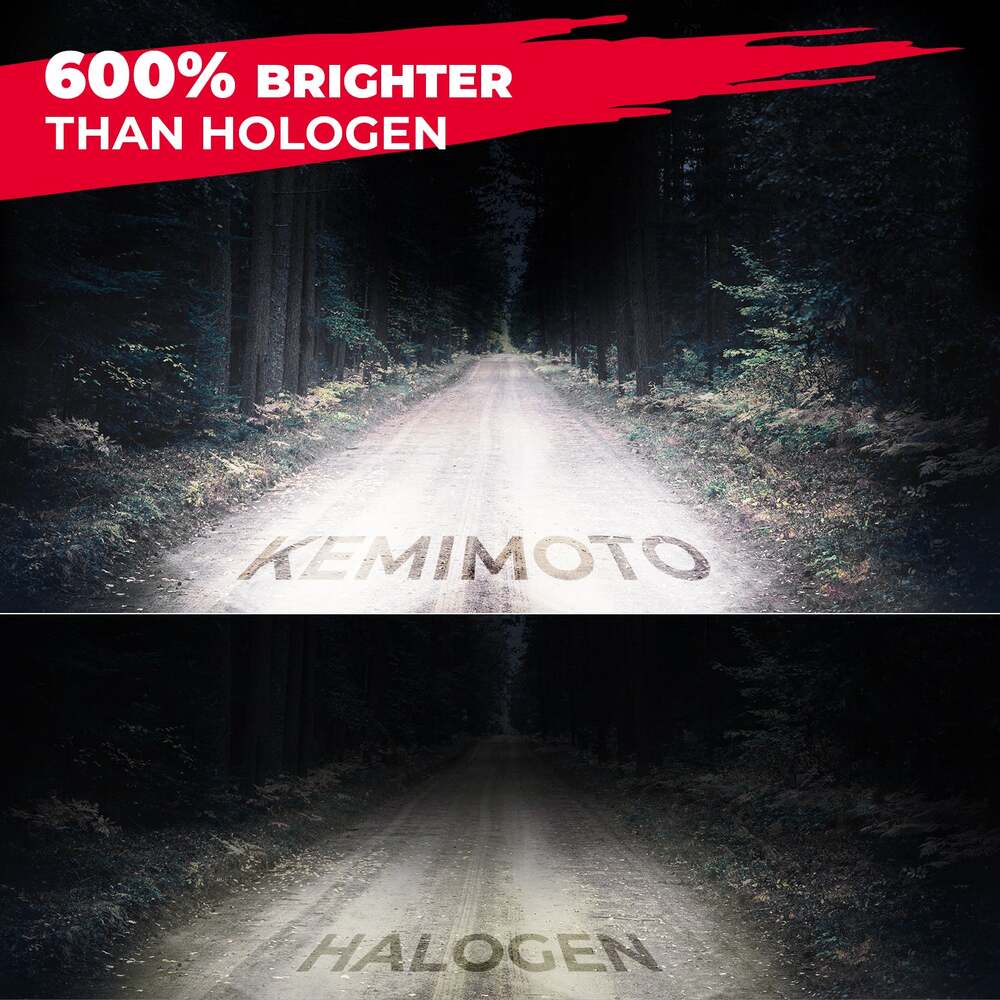 Kemimoto Led Headlight Bulbs 2 Pack