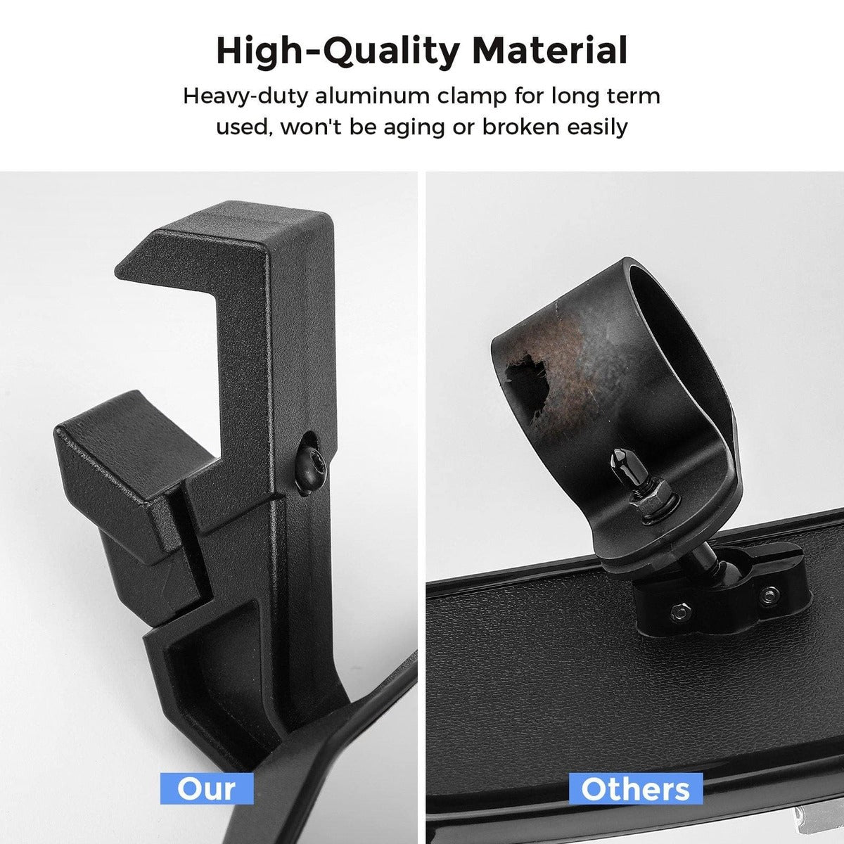 Kemimoto UTV Rear View Center Mirror