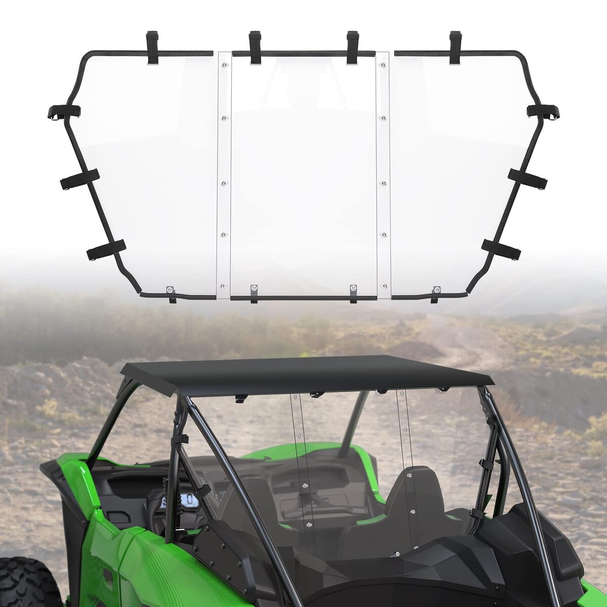 Kemimoto Kawasaki Teryx KRX 1000 PC Rear Windshield