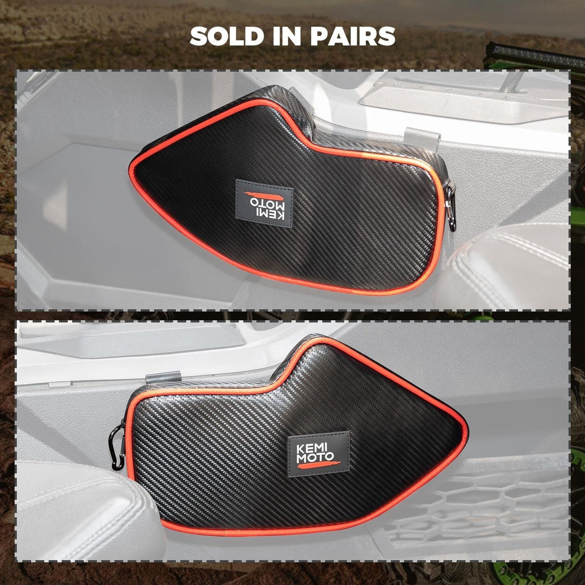 Kemimoto Kawasaki Teryx KRX 1000 Protective Knee Pads 1 Pair
